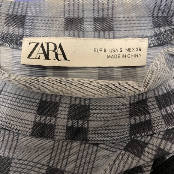 Zara Mesh Longsleeve Top - Picture 3 of 3